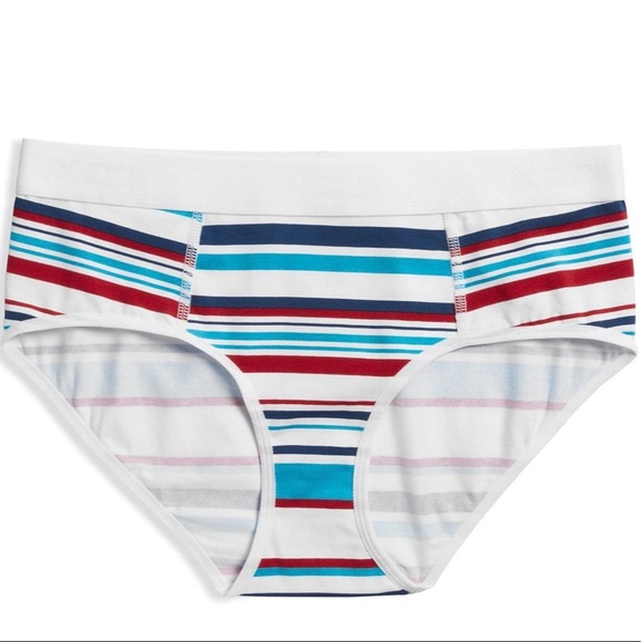 TOMBOY X Woman’s Iconic Briefs - Racer Stripes. - Picture 1 of 7